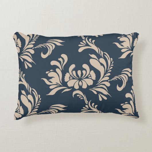 黒とタンダマスクのアクセント枕 アクセントクッション (正面)