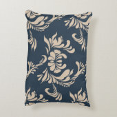 黒とタンダマスクのアクセント枕 アクセントクッション (裏面(縦))