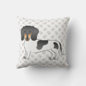 黒とタンピエバルドショートヘアダシュント&ポーズ クッション (裏面)