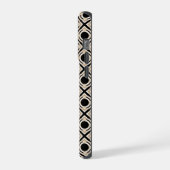 黒とタン iPhoneケース (左側面)