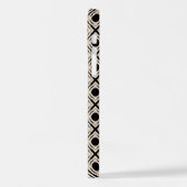 黒とタン iPhoneケース (左側面)