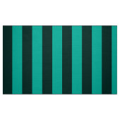 黒とターコイズストライプの ファブリック (ファットクウォーター)