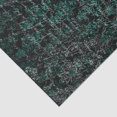 黒とティール（緑がかった色）の分離 薄葉紙 (詳細)