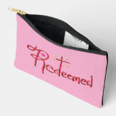 黒とピンクのアクセサリーポーチを「償還」 アクセサリーポーチ (見開き)