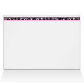 黒とピンクのダマスクの結婚式 (内部横(上))