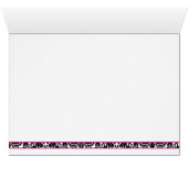 黒とピンクのダマスクの結婚式 (内部横(下))