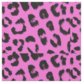 黒とピンクのヒョウ柄 ファブリック (クローズアップ)