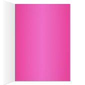 黒とピンクのフローラテーブル番号カード (内側 (右))