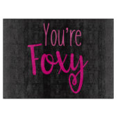 黒とピンクのプロキシ カッティングボード (正面)