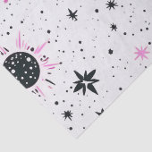 黒とピンクの天日月星 薄葉紙 (詳細)