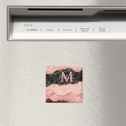 黒とピンクの続編が重なり合う マグネット (インサイチュ (食洗機))