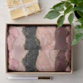 黒とピンクの続編が重なり合う 薄葉紙 (ギフト)