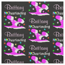 黒とピンクのIはチアリーティング織物