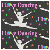 黒とピンクのIは踊り織物 ファブリック (クローズアップ)