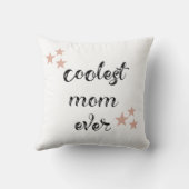 黒とピンククールのママ クッション (裏面)