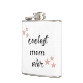 黒とピンククールのママ フラスク (左)