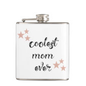 黒とピンククールのママ フラスク (正面)