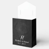 黒とフェイク金ゴールドグリッター フェイバーボックス (オープン)