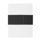 黒とブルゴーニュ赤の花模様結婚ズ 招待状ベリーバンド (裏面例)