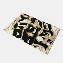 黒とベージュのスクラップ、テープを破壊澄んした