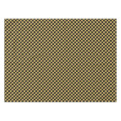 黒とミステッド黄市松模様に色 テーブルクロス (正面(横))