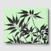 黒とミントグリーン竹工場 ゲストブック (裏面)