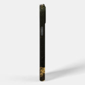黒とモダン金ゴールドの大理石 Case-Mate iPhoneケース (裏面 / 右)