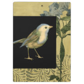 黒とヴィンテージの背景 クリップボード (裏面)