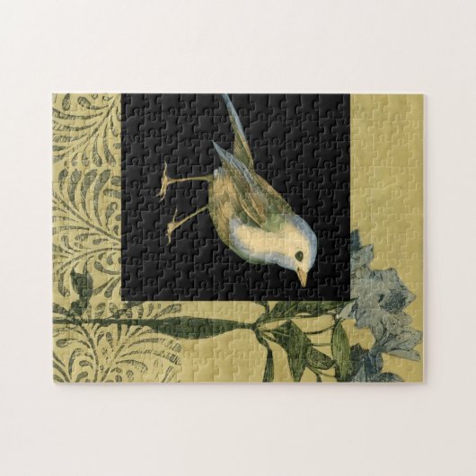 黒とヴィンテージの背景 ジグソーパズル (横)