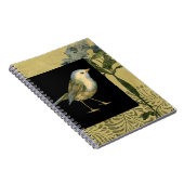 黒とヴィンテージの背景 ノートブック (右側)