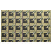 黒とヴィンテージの背景 ファブリック (ファットクウォーター)