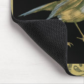 黒とヴィンテージの背景 マウスパッド (コーナー)