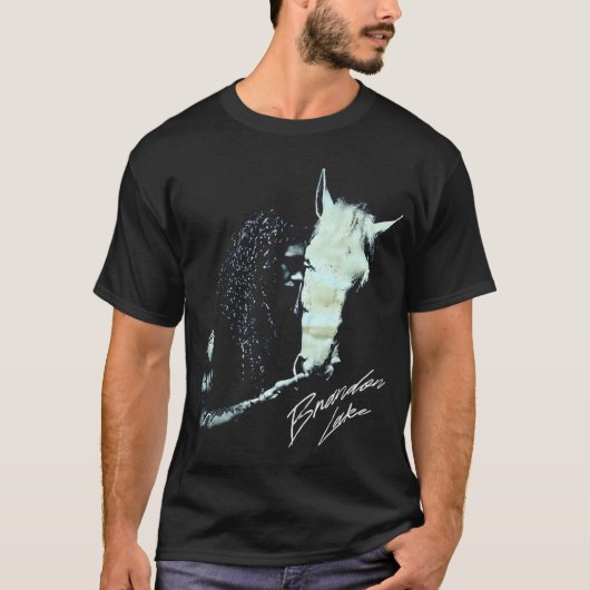 黒と動物のシンガー Tシャツ (正面)