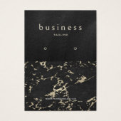 黒と大理石のイヤリングディスプレイ (正面)