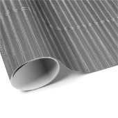 黒と微妙な白のストライプ ラッピングペーパー (ロールコーナー)