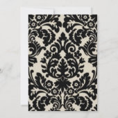 黒と接線 招待状 (裏面)