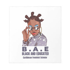 黒と教育を受けたノートパッド ノートパッド