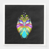 黒と数々の色のOracle Owl (正面)