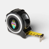 黒と数々の色のOracle Owl メジャー (傾斜)