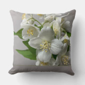 黒と明るい灰色と白 クッション (正面)