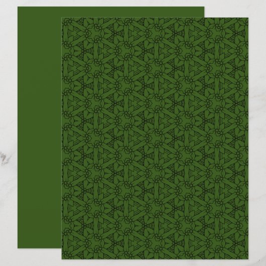 黒と森の緑1 (正面/裏面)