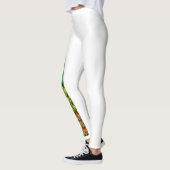 黒と注目に値する黒の歴史ケンテデザイン レギンス (左)