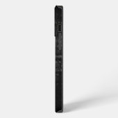 黒と灰色のケース – メイトiPhoneケース iPhoneケース (左側面)