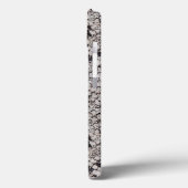 黒と灰色のスネークスキンデザインケースメイト Case-Mate iPhoneケース (裏面 / 左)