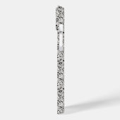 黒と灰色のテラッツォパターン(の模様が)ある Case-Mate iPhoneケース (裏面 / 左)