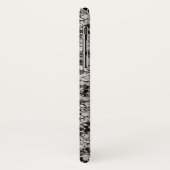 黒と灰色のヘビの皮 Case-Mate iPhoneケース (裏面/左)