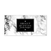 黒と灰色の大理石ジュエリーデザイナー セルフインキングスタンプ (デザイン)