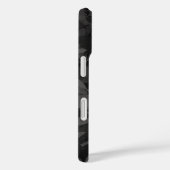 黒と灰色の抽象的なグラフィックアートデザイン Case-Mate iPhoneケース (裏面 / 右)
