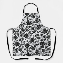 黒と灰色の渦巻く花