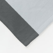 黒と灰色の点と線 フリースブランケット (角)